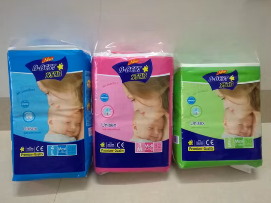 Free Sample New Born Baby Diaper Care Wholesale OEM ODM Disposable Nappy Pants Diaper in Bulk Diapers Manufacturer