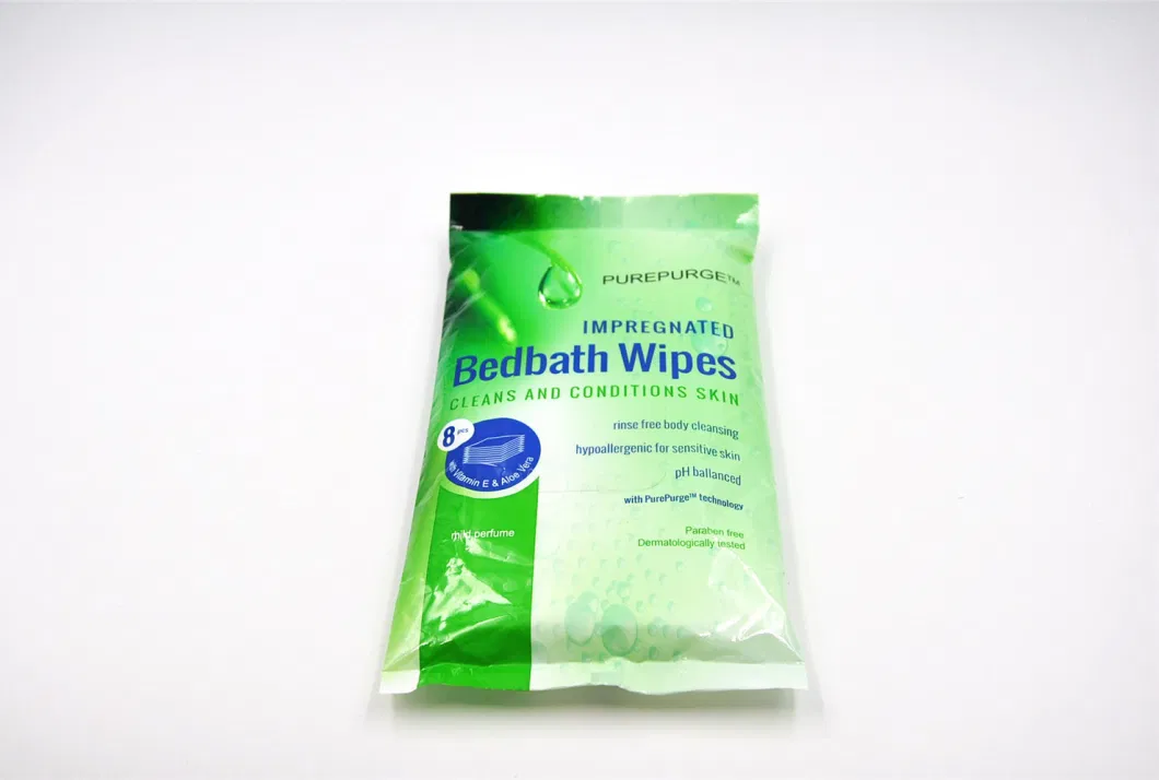 Impregenated Wash Gloves Cleans and Conditions Skin