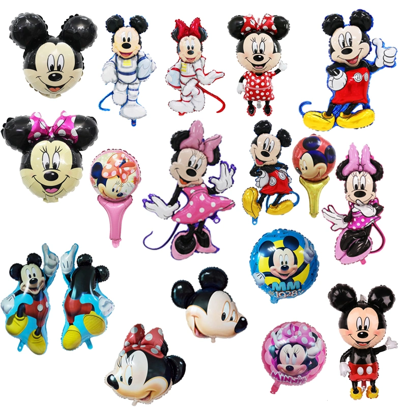 Mickey Minnie Foil Balloons Birthday Party Decorations Kids Balloon Children′ S Toy Baby Shower