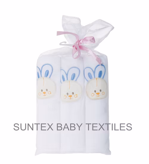 Couches réutilisables pour bébé en mousseline 100 % bambou imprimé étoiles