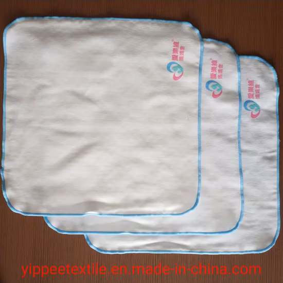 Tissu de rot pour bébé blanc en tissu de gaze de mousseline de coton
