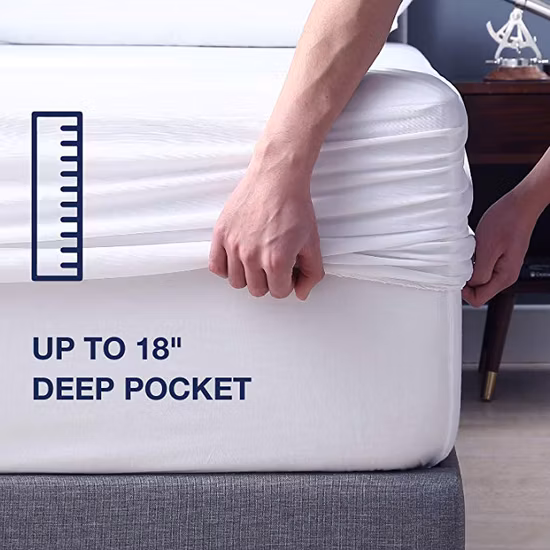 Protecteur de matelas pour lit de bébé, lavable en machine et adapté au sèche-linge