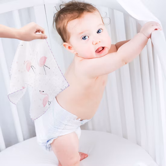 Serviette de visage douce en gaze de mousseline pour nouveau-né et gant de toilette en gaze de mousseline pour peau sensible