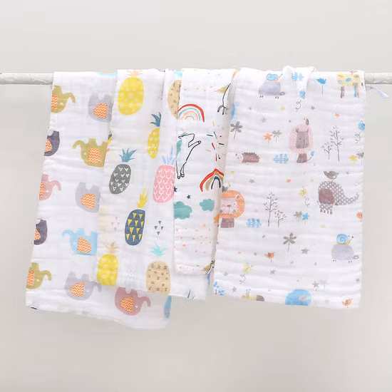Tissu de rot pour bébé en coton biologique Tissu d'alimentation pour bébé
